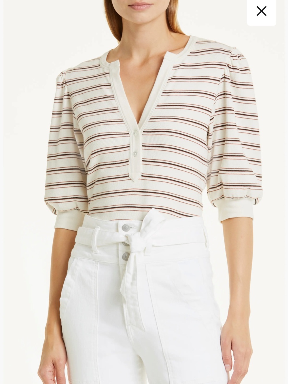 Veronica Beard Amity Top Size Small